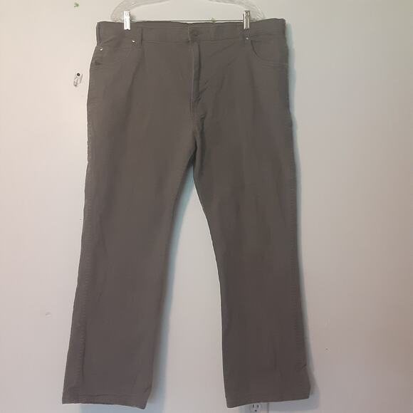 Dickies Work Pants 42x30 Mens Gray Workwear Adult Stretch Cotton Blend - Picture 1 of 9